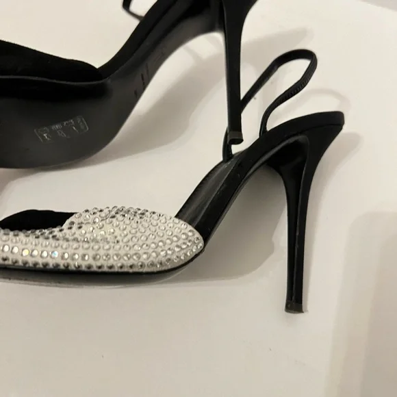 Giuseppe Zanotti Alien 115 Swarovski Crystal Heels - Womens 9.5 US (40.5EU) - Picture 3 of 6